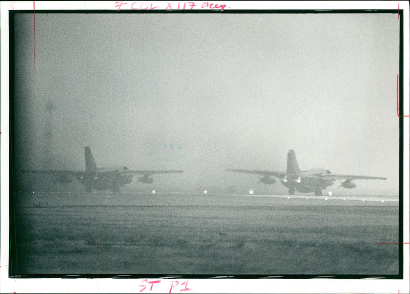 48th Tactical fighter wing bombed libya. - Vintage Photograph