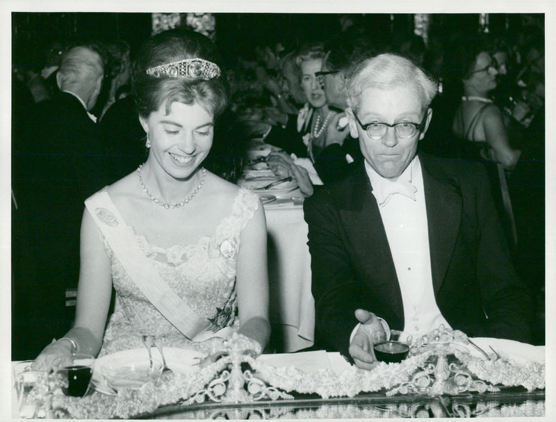 Nobel festivities in the Concert Hall - Vintage Photograph