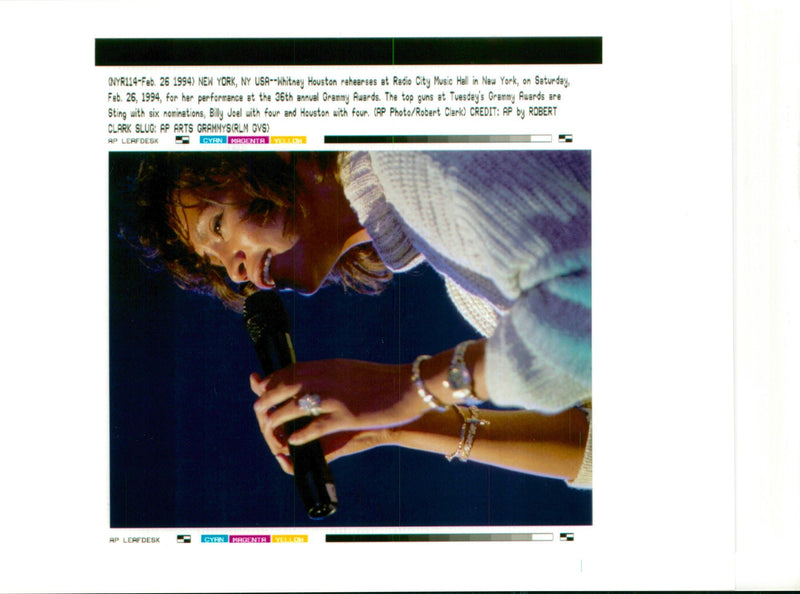 Whitney Elizabeth Houston - Vintage Photograph