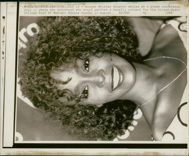 Whitney Elizabeth Houston - Vintage Photograph