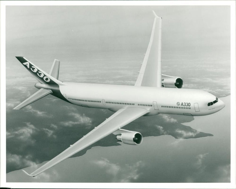 The Airbus A330 - Vintage Photograph