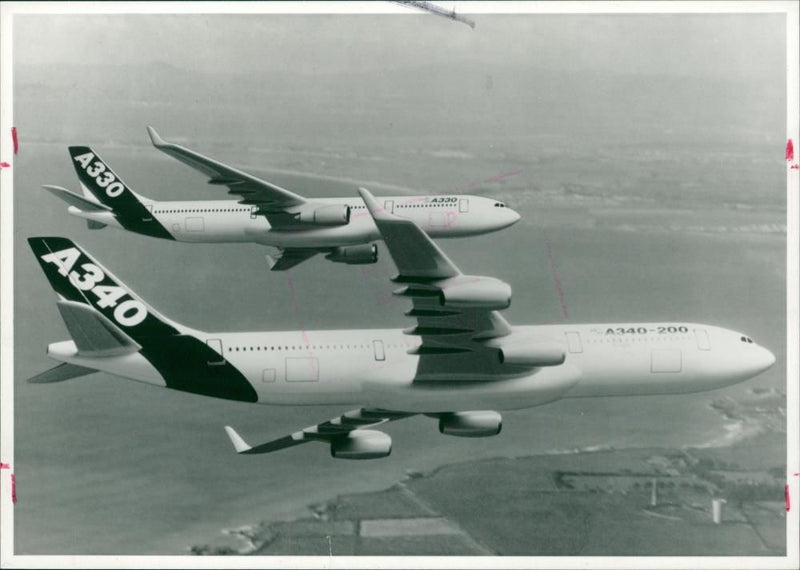 The new Airbuses - Vintage Photograph