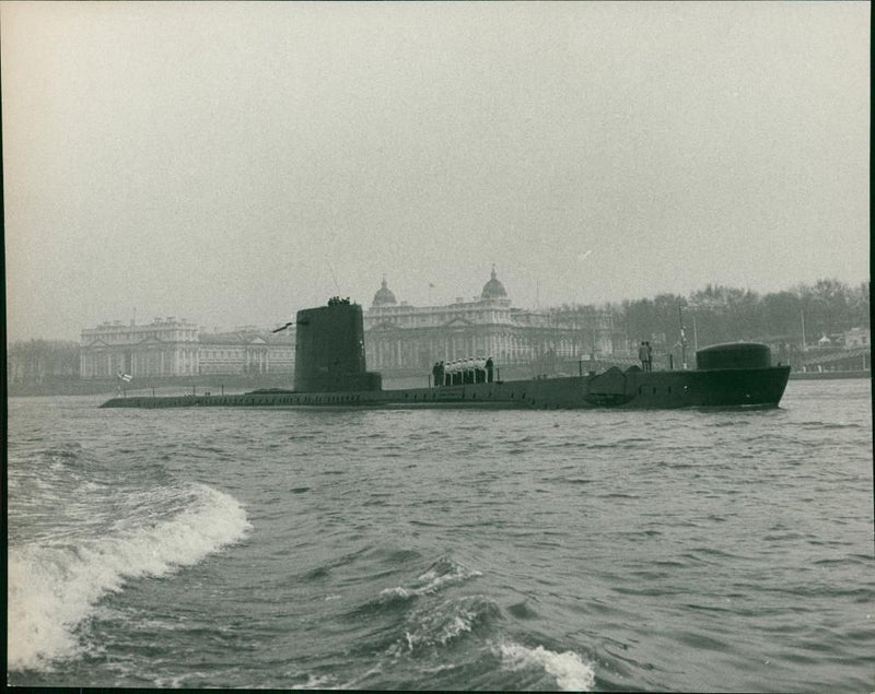 Submarine: HMS Astute - Vintage Photograph