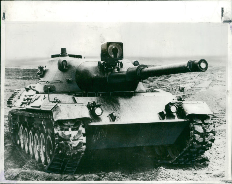 A New German standard Tank. - Vintage Photograph