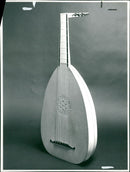 Musical Instruments: Stephen Barber's Lute - Vintage Photograph
