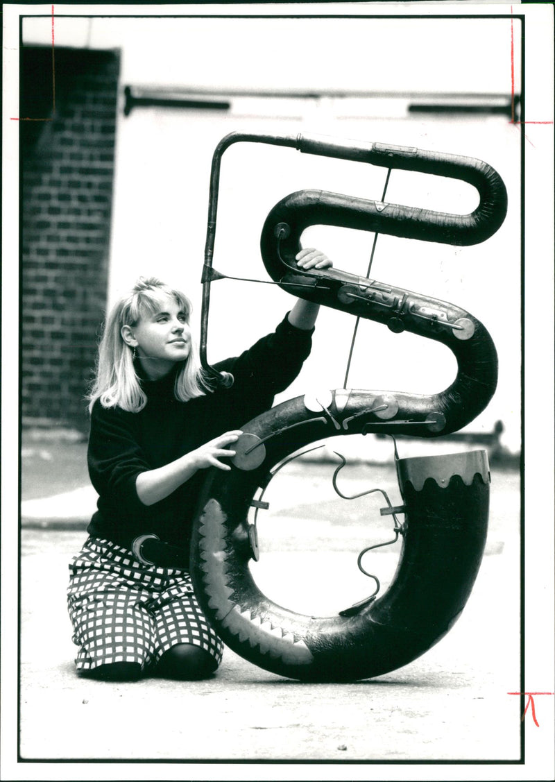 Musical Instruments: Susana Parkins - Vintage Photograph