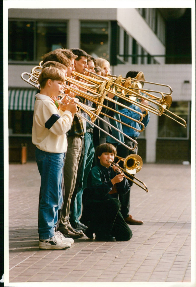 Musical Instruments: Matthew Gee - Vintage Photograph