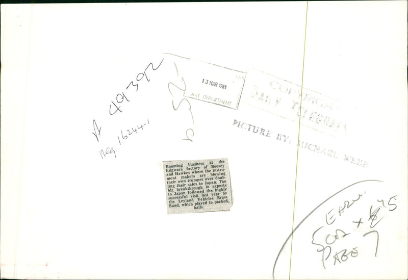 Musical Instruments - Vintage Photograph