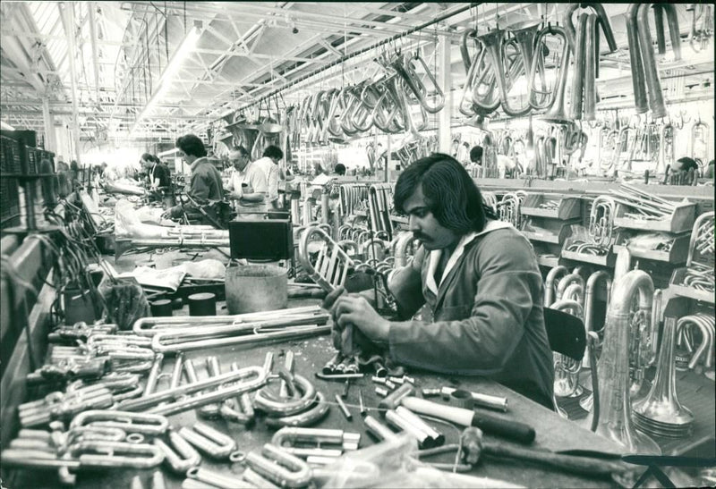 Musical Instruments - Vintage Photograph