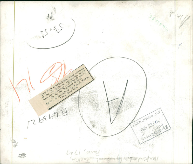 Musical Instruments - Vintage Photograph