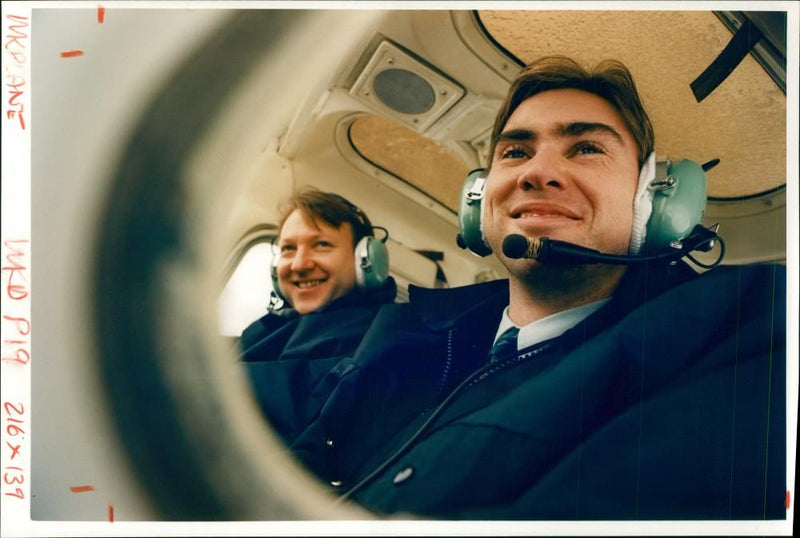 Aircraft: Christopher Massey and Phil Austin - Vintage Photograph