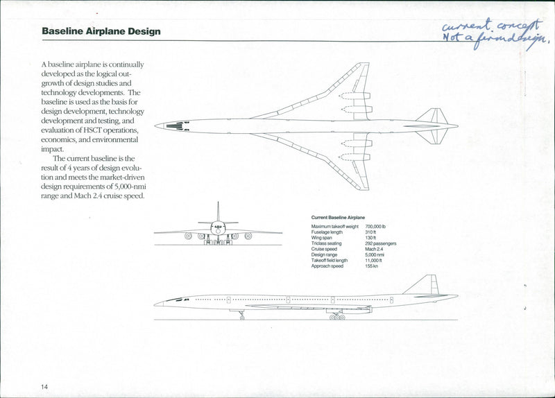 Aircraft: Baseline Airplane Design. - Vintage Photograph