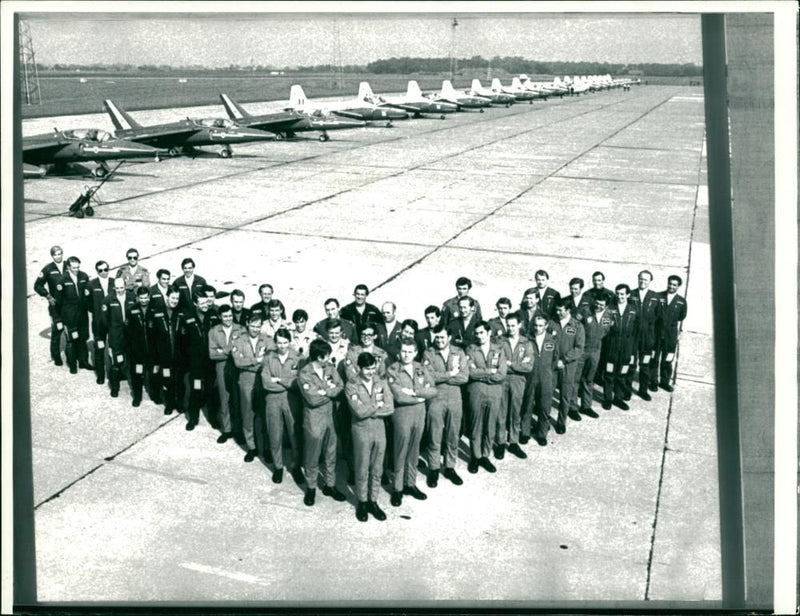 The Red Arrows - Vintage Photograph