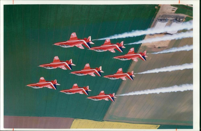 The Red Arrows - Vintage Photograph