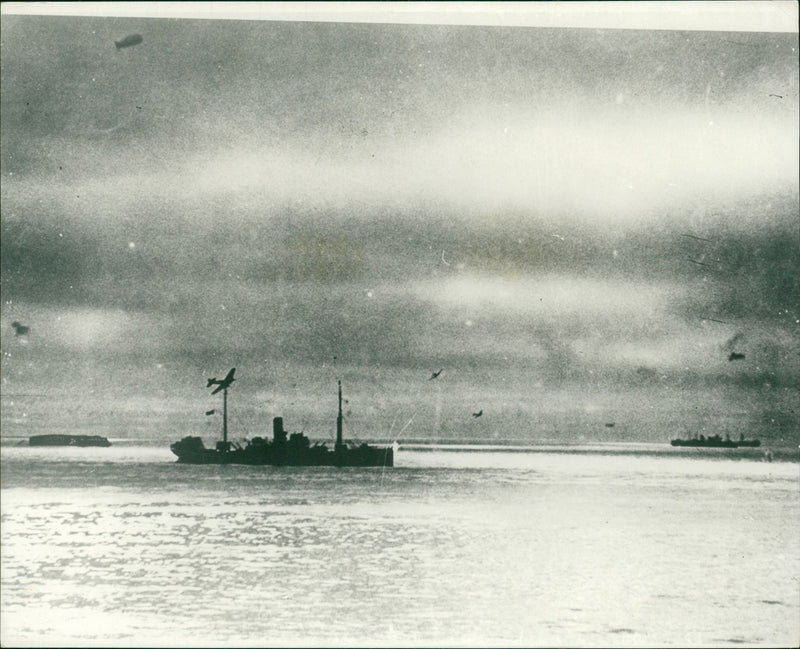 Biggest Convoy Battle of the Sea - Vintage Photograph