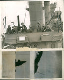 The Dover patrol and Japanese destroyer. - Vintage Photograph