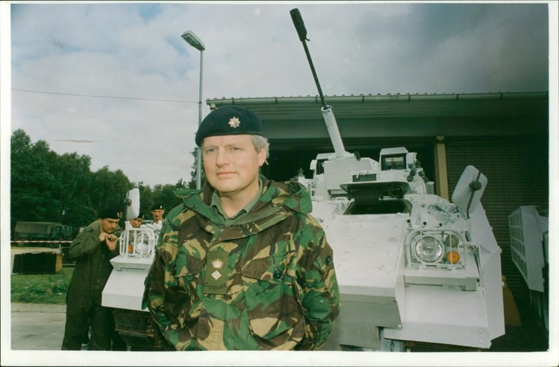 Bob Stewart (British Army officer) - Vintage Photograph