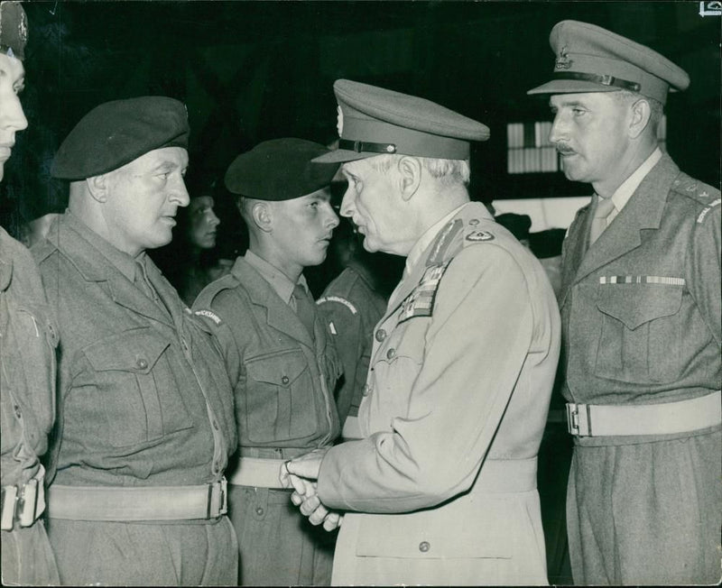 Sir Bernard Montgomery, Viscount Montgomery of Alamein. - Vintage Photograph