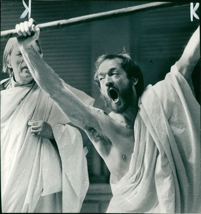 Ian Hogg as Stratford's Coriolanus - Vintage Photograph