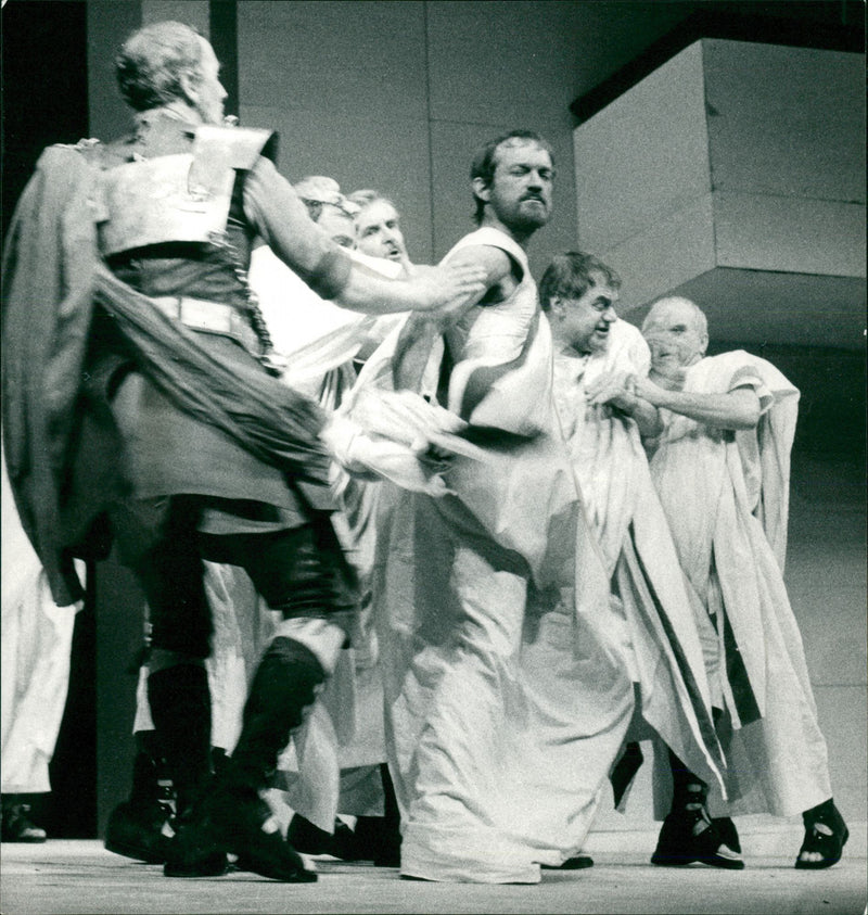 Ian Hogg as Stratford's Coriolanus - Vintage Photograph