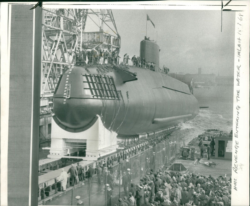 Submarine. - Vintage Photograph