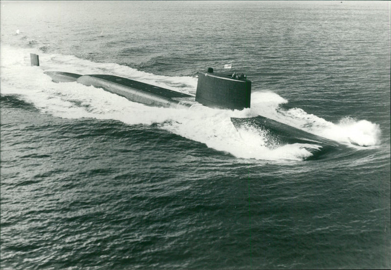 Submarine. - Vintage Photograph