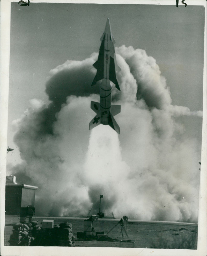 American Army Nike-Zeus missile - Vintage Photograph