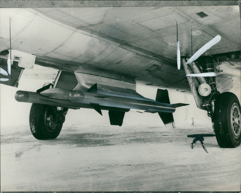 Guided Missile: Sidewinder Stolen Nato Rocket Flown to Moscow - Vintage Photograph