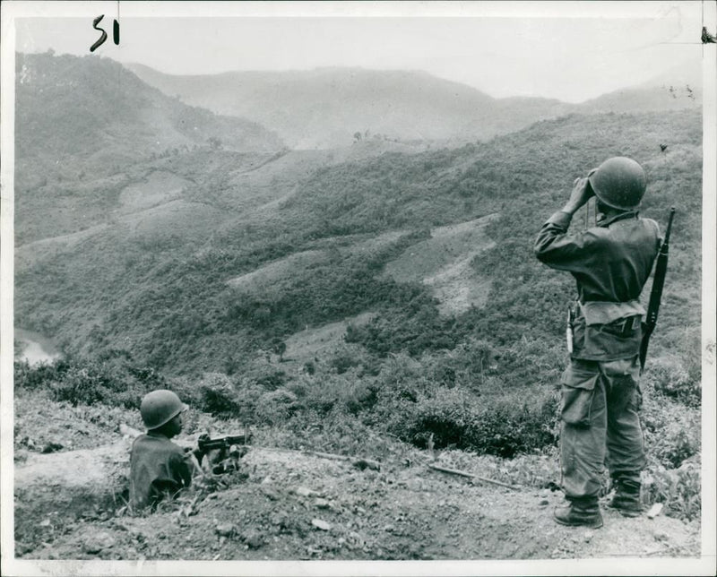 Laos War. - Vintage Photograph
