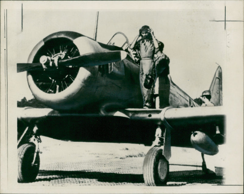 Laos War: Laotian Pilot. - Vintage Photograph