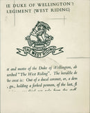 Duke of Wellington's Regiment Badge - Vintage Photograph