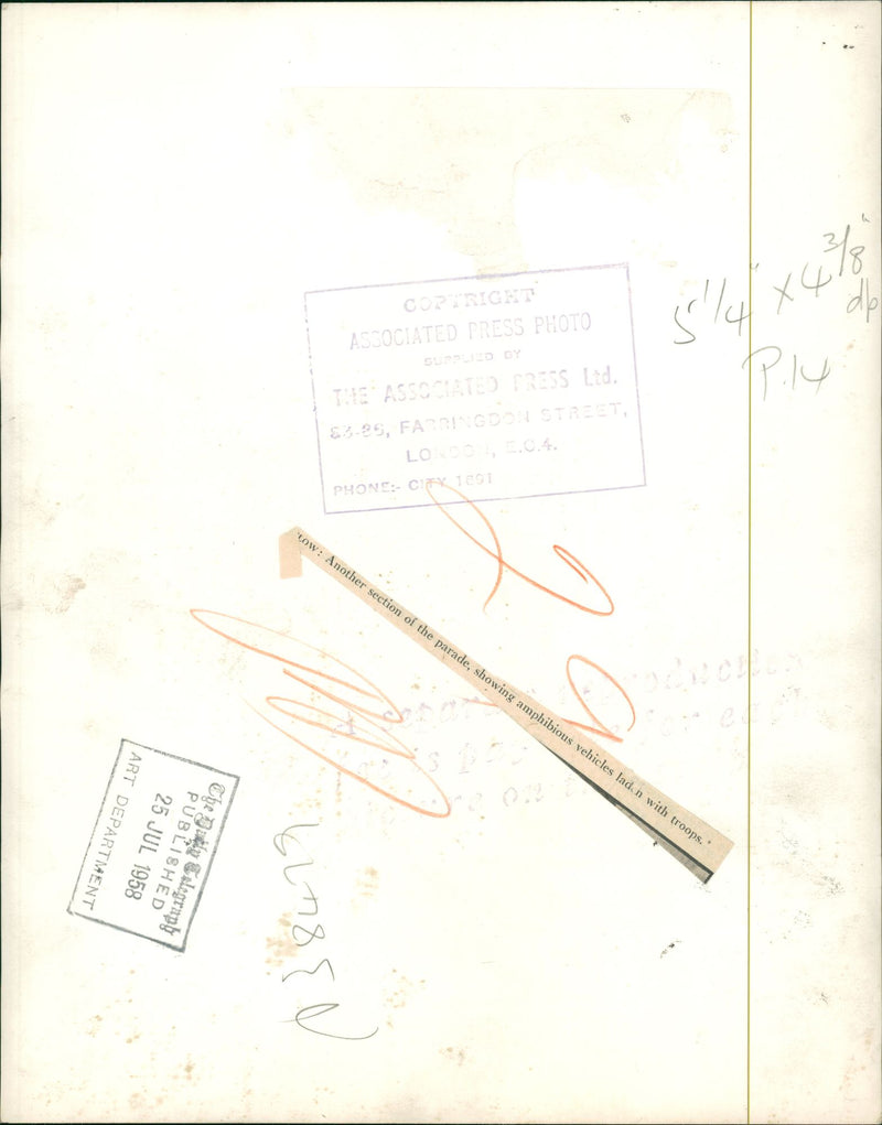 Military Parade - Vintage Photograph