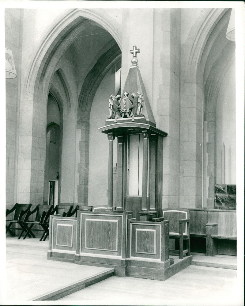 Guildford Cathedral - Vintage Photograph