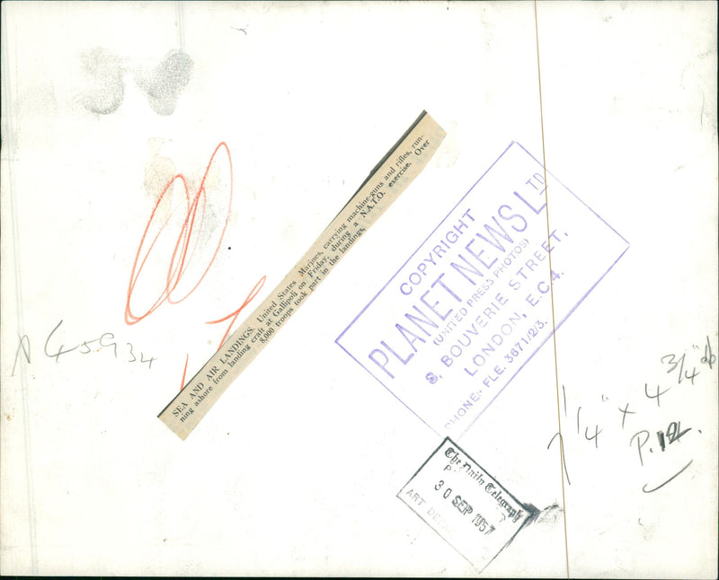 Sea and Air Landing, United States Marines - Vintage Photograph