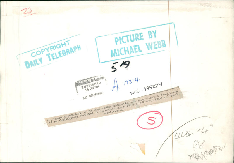 Clement Freud Writer. - Vintage Photograph