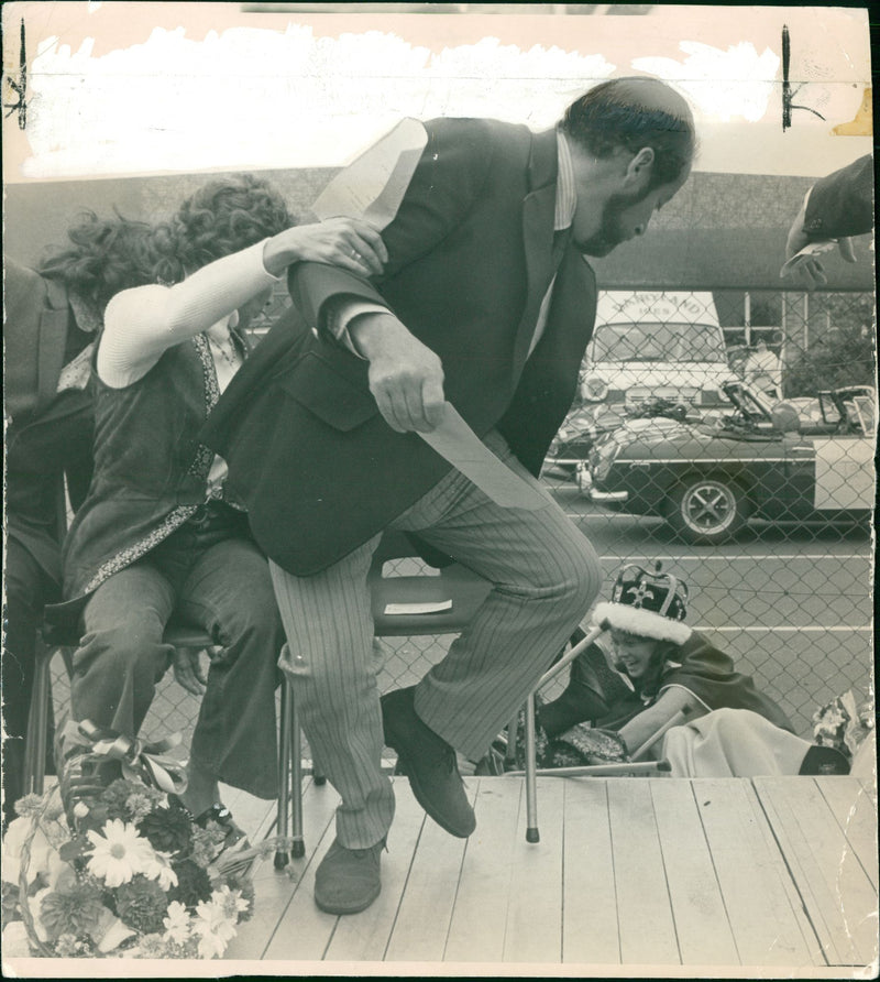 Clement Freud Writer. - Vintage Photograph
