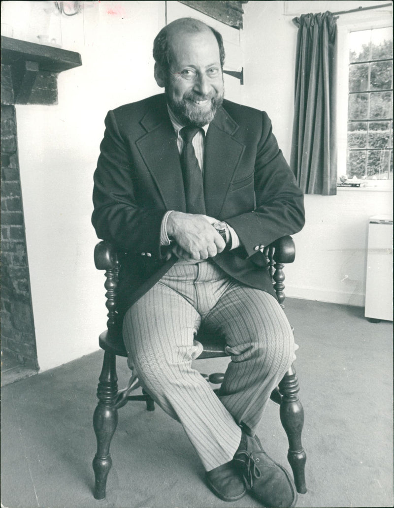Clement Freud Writer. - Vintage Photograph