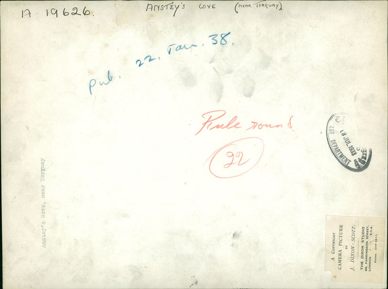 Anstey's Cove - Vintage Photograph