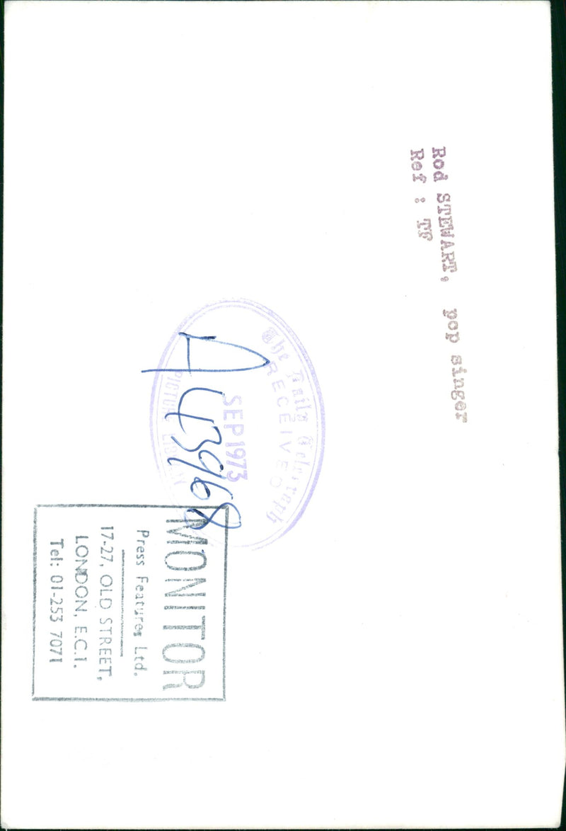 Rod Stewart - Vintage Photograph