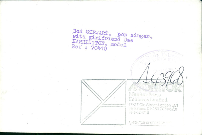 Rod Stewart - Vintage Photograph