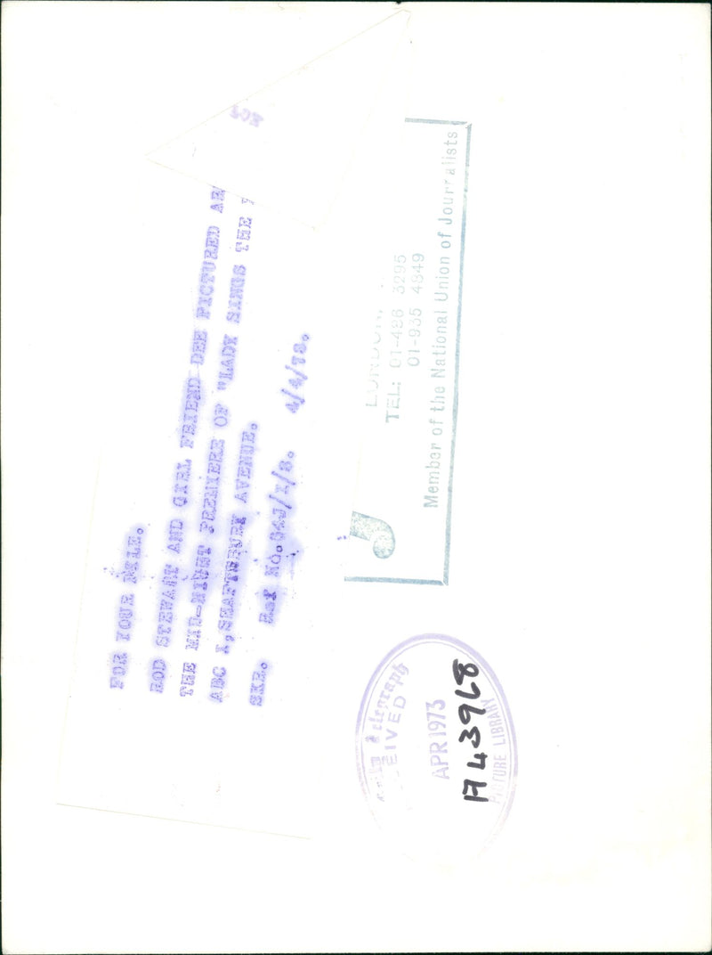 Rod Stewart - Vintage Photograph