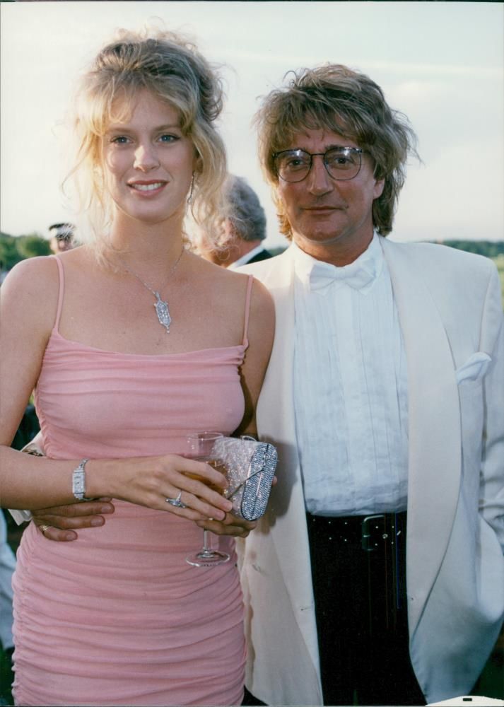 Rod Stewart with his Wife - Vintage Photograph