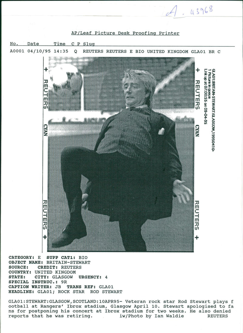 Rod Stewart - Vintage Photograph