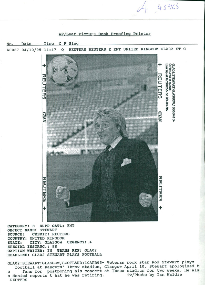 Rod Stewart - Vintage Photograph