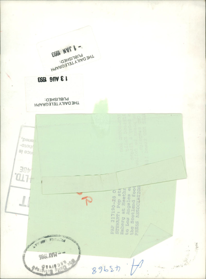 Rod Stewart - Vintage Photograph