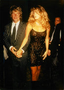 Rod Stewart with his Wife - Vintage Photograph