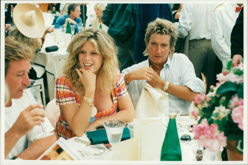 Rod Stewart with his Wife - Vintage Photograph