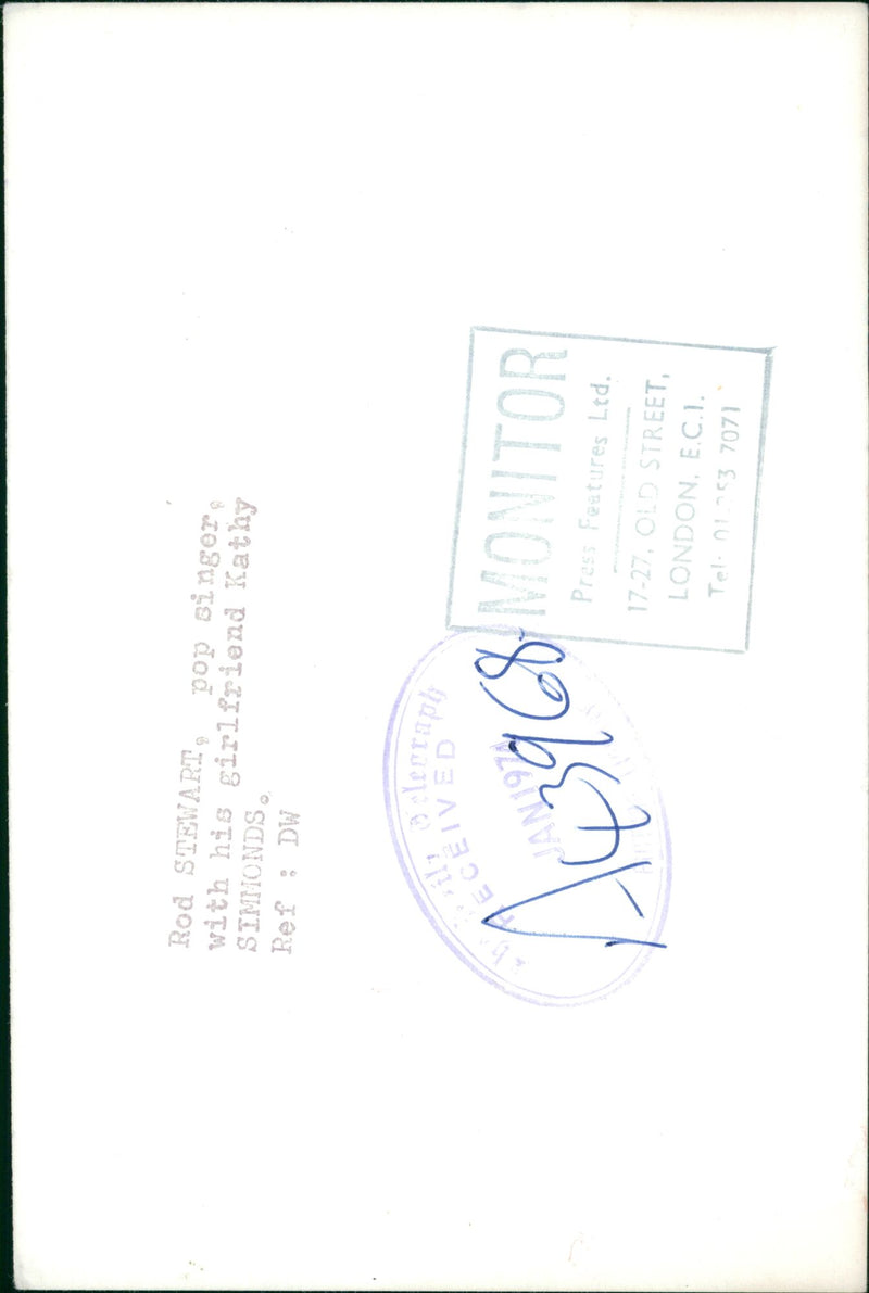 Rod Stewart - Vintage Photograph