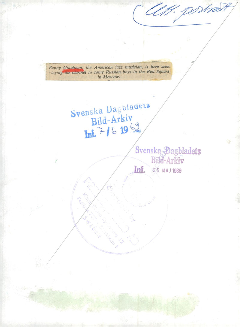 Benny Goodman, musician USA - Vintage Photograph