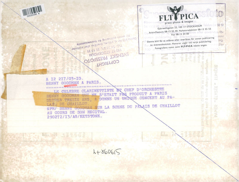 Benny Goodman, musician USA - Vintage Photograph